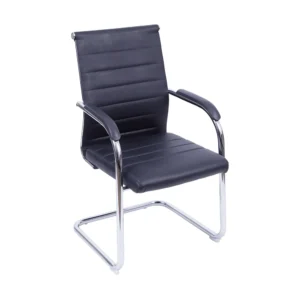 Cadeira de Escritório Esteirinha Florença Fixa - Preto